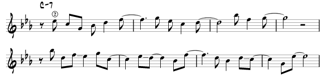 b flat major triads